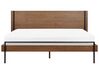 Bed hout donkerbruin 180 x 200 cm LIBERMONT_912713