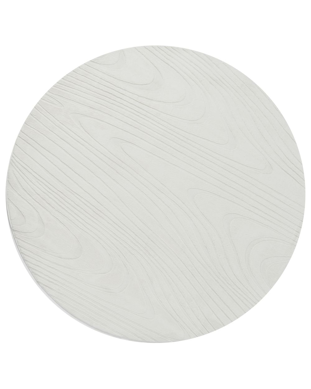 Tapis en fausse fourrure ONTAKE Blanc cassé ø 160 cm