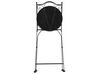 Metal Garden Bistro Set Black CAMPRENA_919851