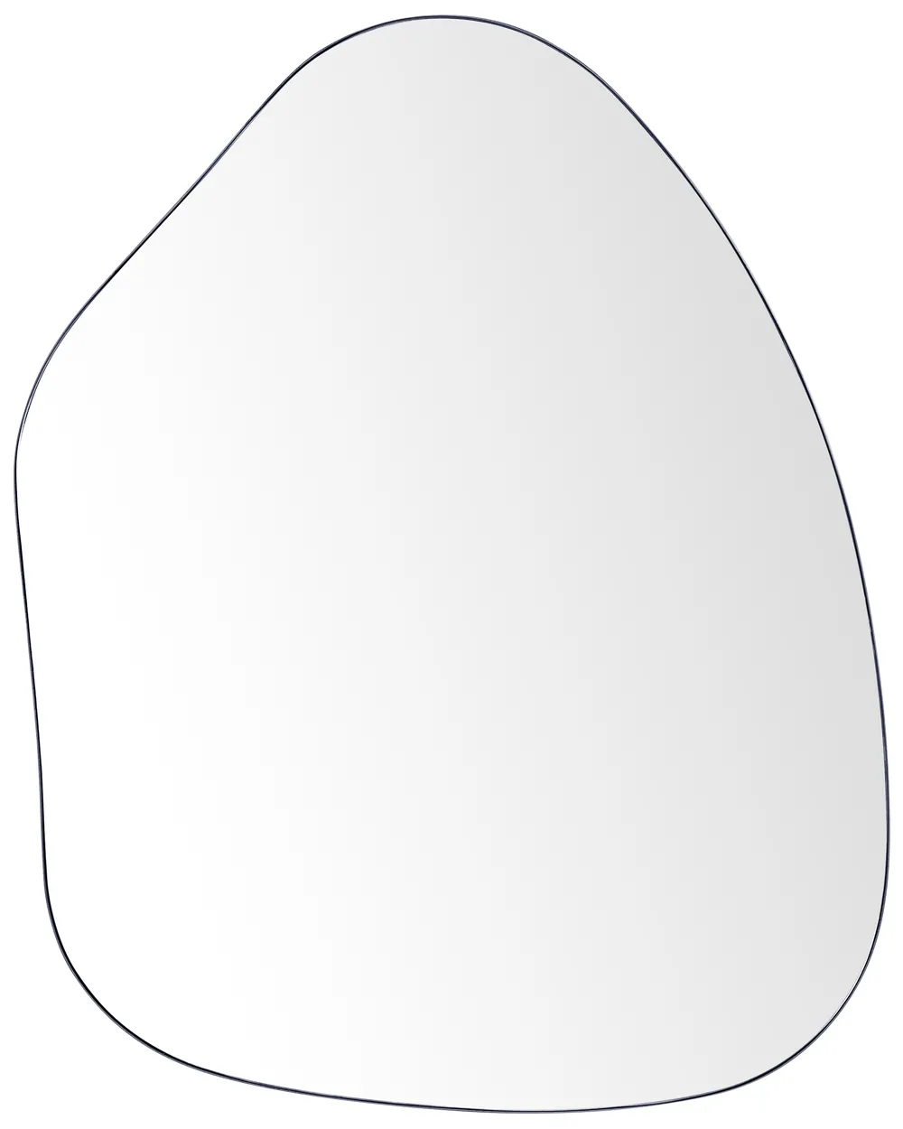 Lustro ścienne PUTEAUX 70 cm 92 cm Metal Czarny