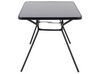Kerti asztal fekete 140x80 cm LIVO_679102