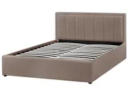 Ottoman Bed MONTLAUR Boucle Taupe 140 x 200 cm (EU Double)_958572
