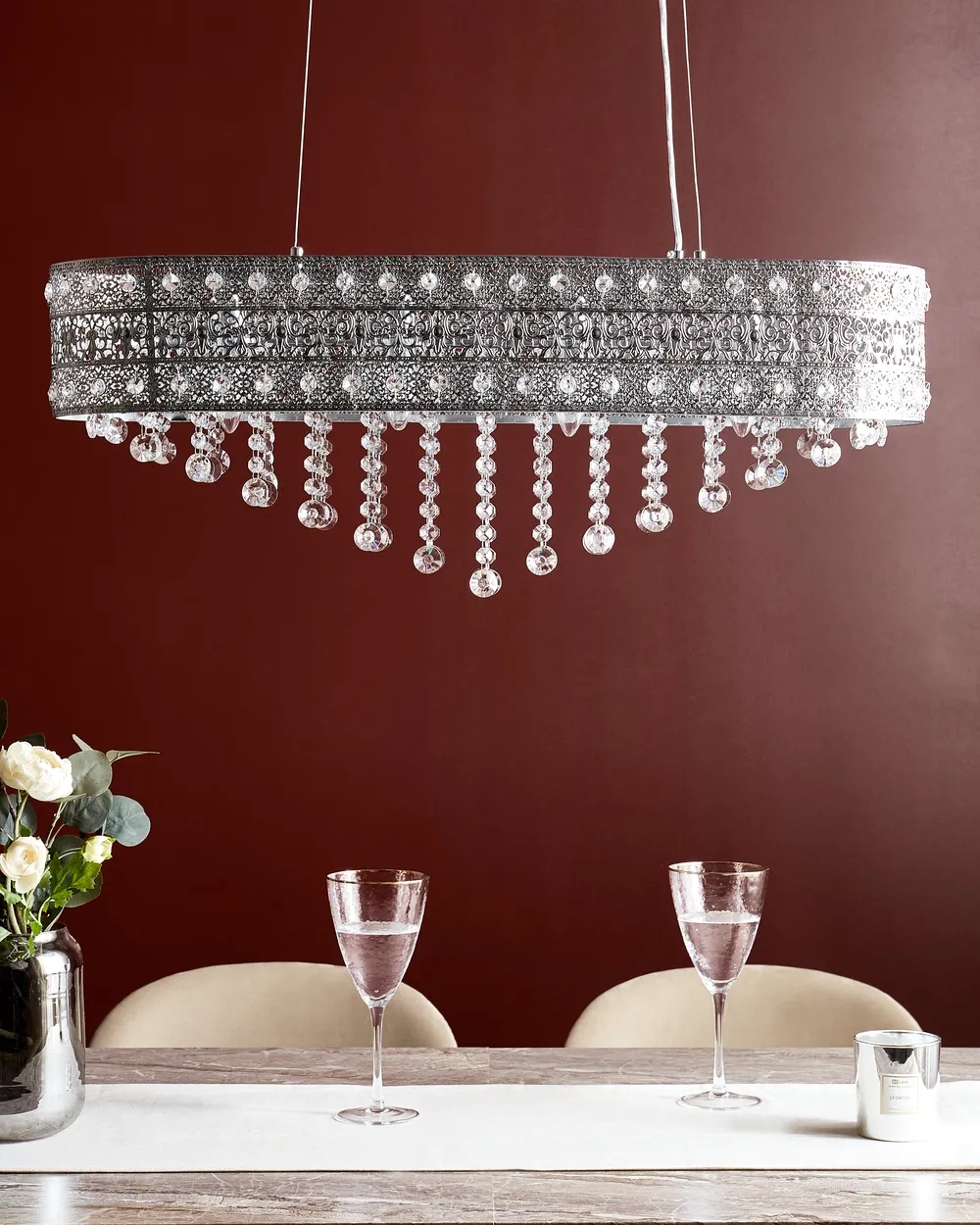 Chandelier BELELLE Crystal Silver_919766