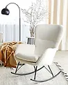 Rocking Chair ANASET Boucle Light Beige