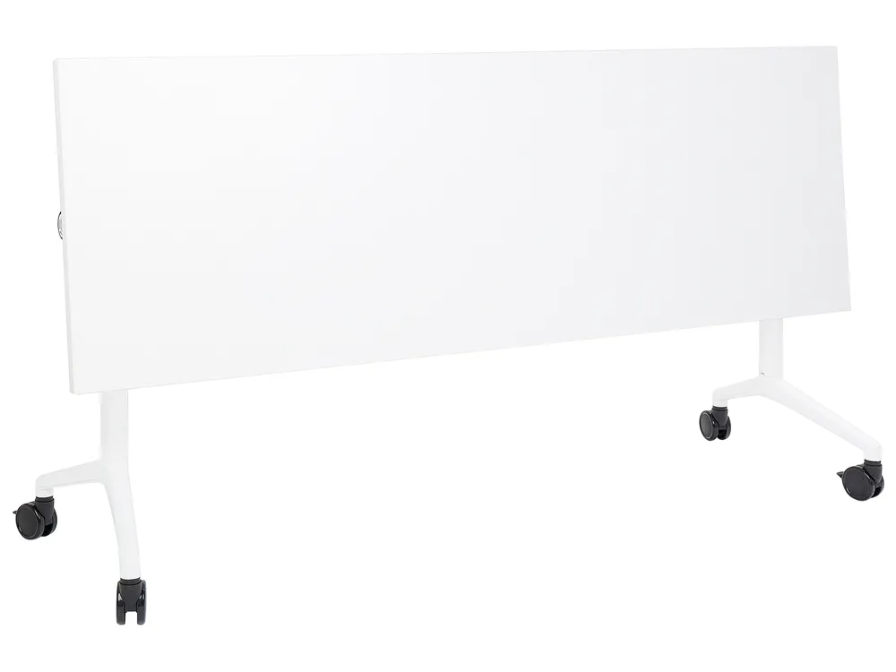 Składane biurko CAVI 180 cm 60 cm z kółkami Biały_922294