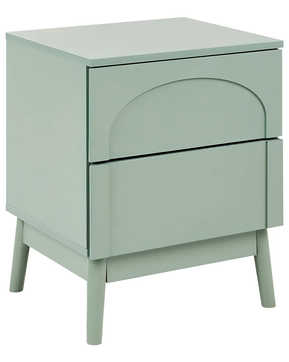 2 Drawer Bedside Table BOULIA Green