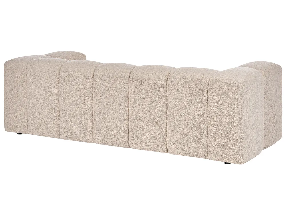 Sofa 3 Seater ANTOLA Boucle Beige_1156571