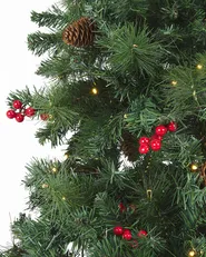 Sztuczna choinka świąteczna LED JACINTO 180 cm Ciemnozielony_782969