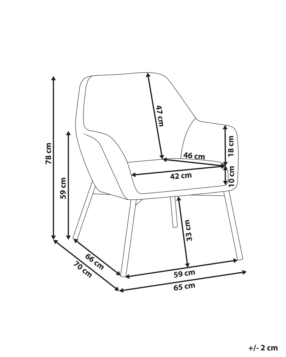 Armchair JABRO Fabric Off-White_1012602