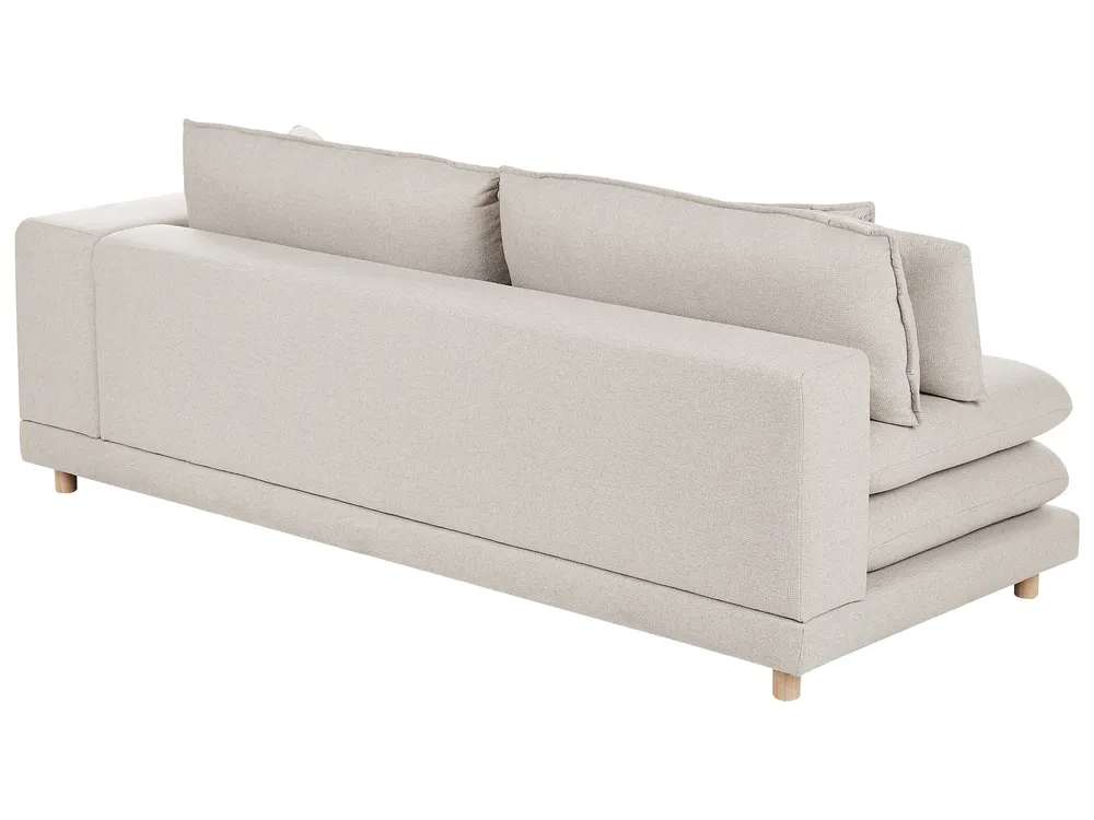 Divano 2 posti HEDEN con cuscino Tessuto Beige chiaro_950527