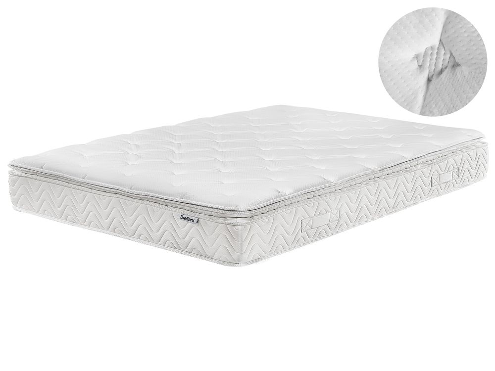 Materasso a molle insacchettate in memory foam AURA HYBRID PRO Durezza media H2/3 160 x 200 cm