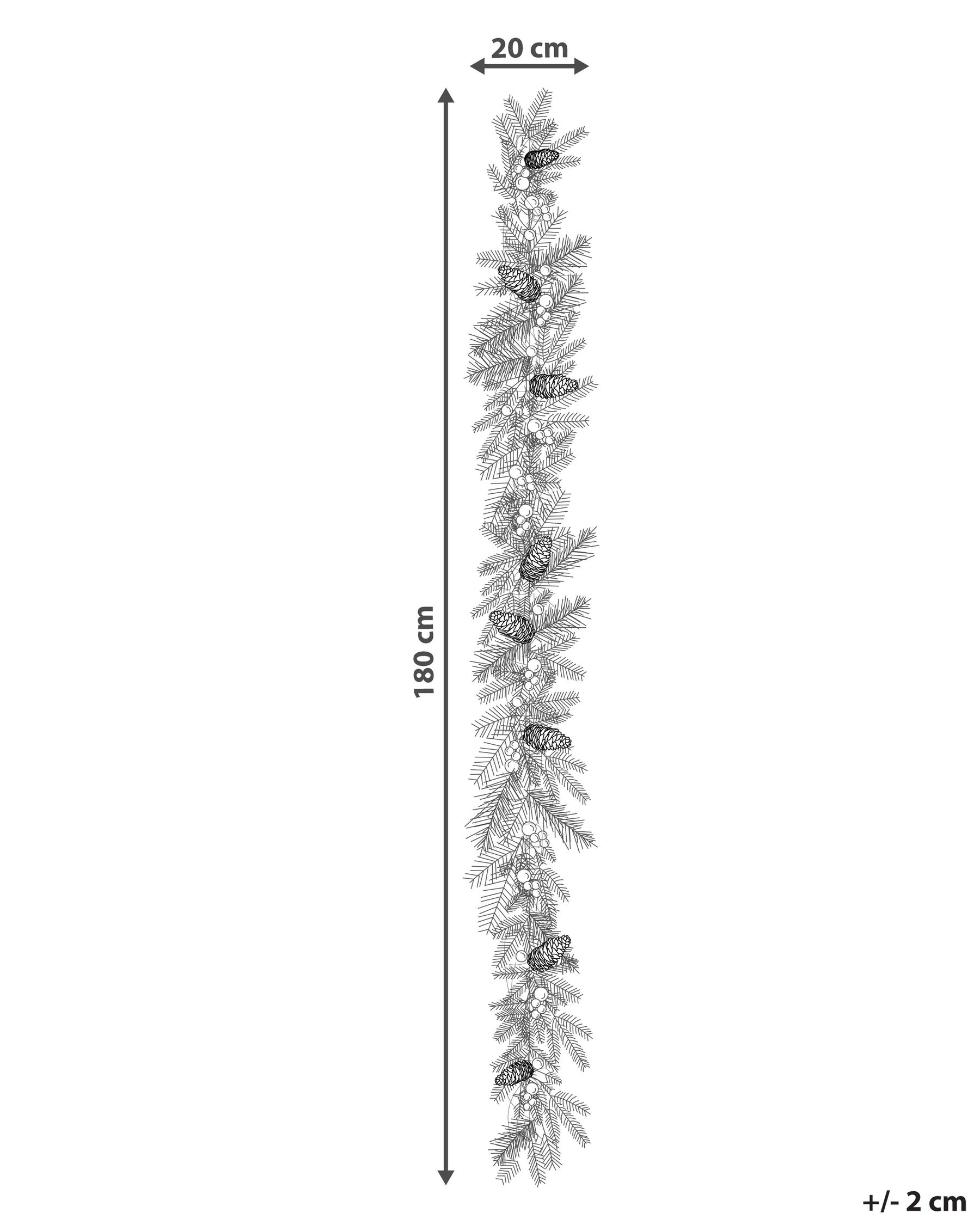 Festone di Natale LED TENALA 180 cm Verde_813308