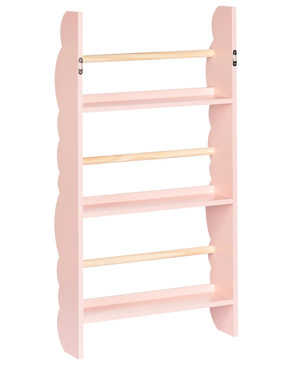 Regał ścienny RIGOLET 80 cm Pastelowy róż_949275