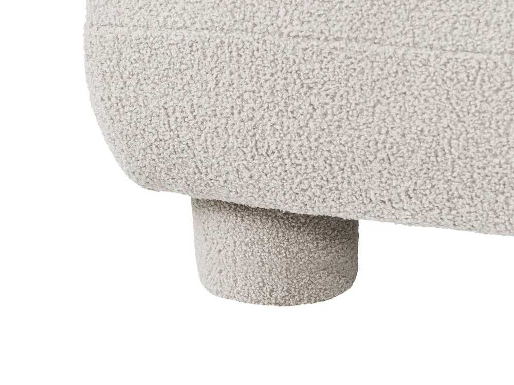 Modular Living Room Set 4 Seater MJALBI with Ottoman Boucle Off-White_1075203