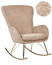 Rocking Chair ANASET Boucle Sand Beige_914702