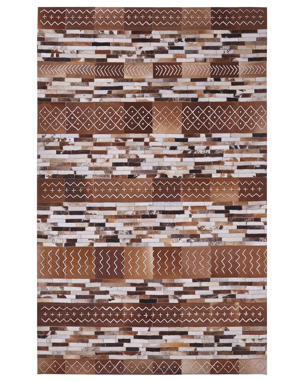 Rug HEREKLI Brown 140 x 200 cm Leather_764689
