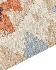Rug DILIJAN Multicolour 80 x 150 cm Kilim Cotton_869153