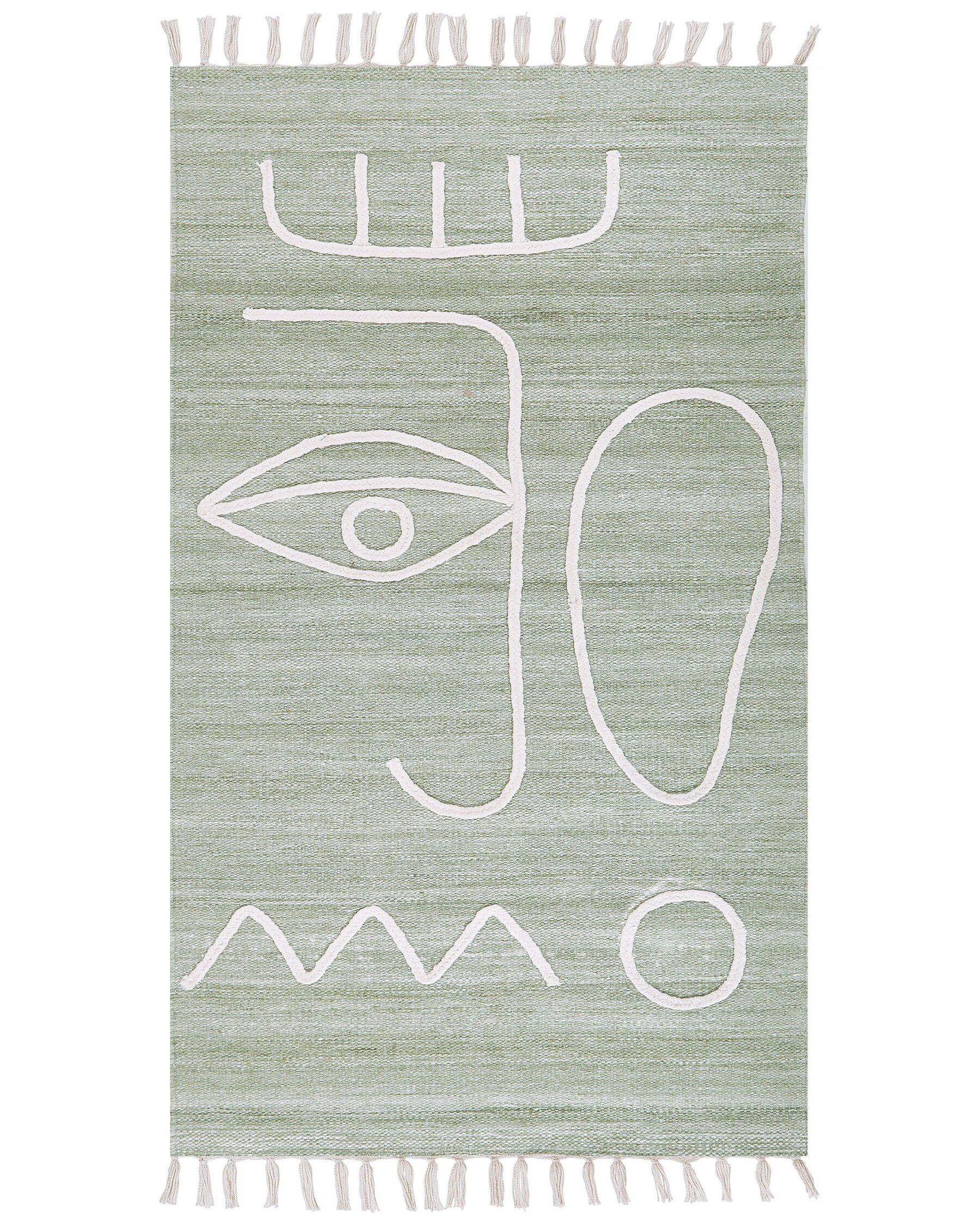 Outdoor Area Rug 80 x 150 cm Light Green YAVU_852469