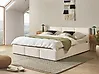 Ottoman Bed BOUSSE Boucle Off-White 160 x 200 cm (EU King Size)