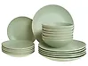 Set veselă 18 piese VIVANI Piatră ceramică Verde