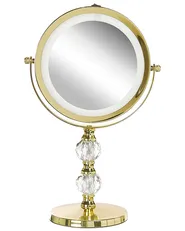 Specchio per make-up LED CLAIRA Oro_813645