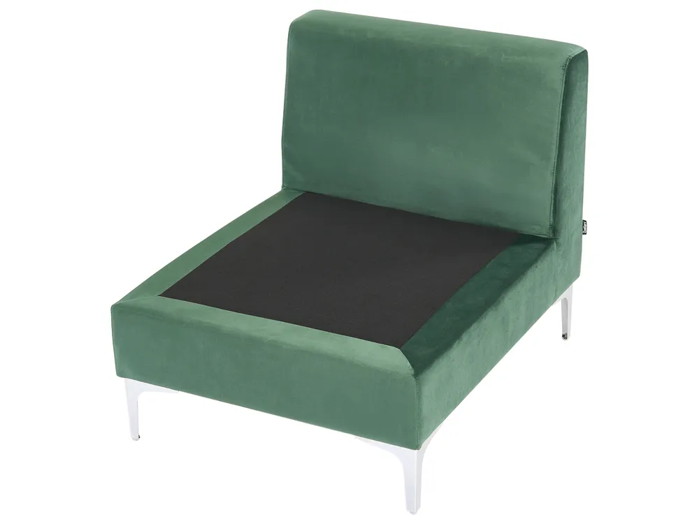 Modular Sofa 3 Seater EVJA Velvet Green_1068399