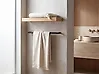 Set of 2 Towels ATIU Terry Cotton Beige
