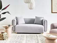 Sofa 2-Sitzer LILLEROD Stoff Grau_1179114