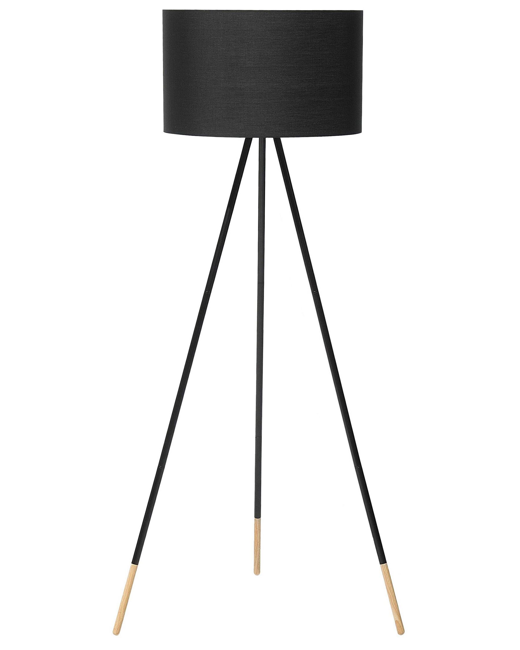 Stehlampe schwarz 157 cm Trommelform TOBOL_704521