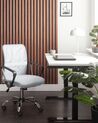 Cadeira de escritório em tecido branco-creme BEST_920083