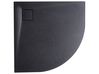 Brodzik prysznicowy PARON 80 x 80 x 3 cm Czarny
