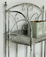 Regał VILLADOSE 60 cm 117 cm Metal Szary_1093280