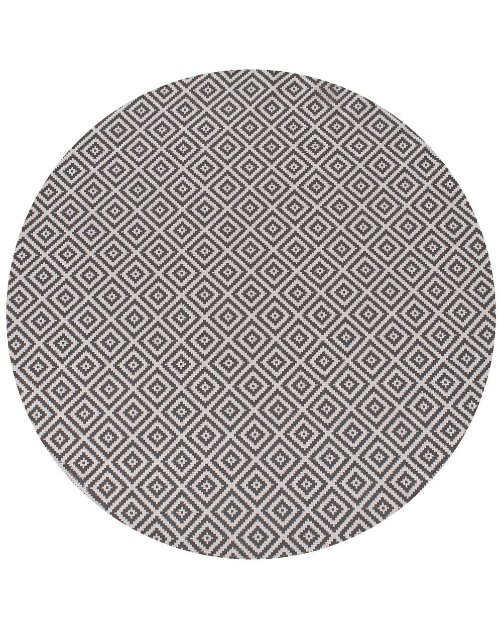 Outdoor Rug THRISSUR Grey ø 160 cm