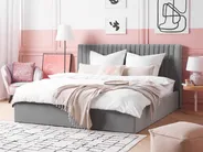 Ottoman Bed VION Velvet Grey 180 x 200 cm (EU Super King)_826762