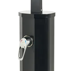 Freestanding Outdoor Solar Shower MARACAIBO Black_973925