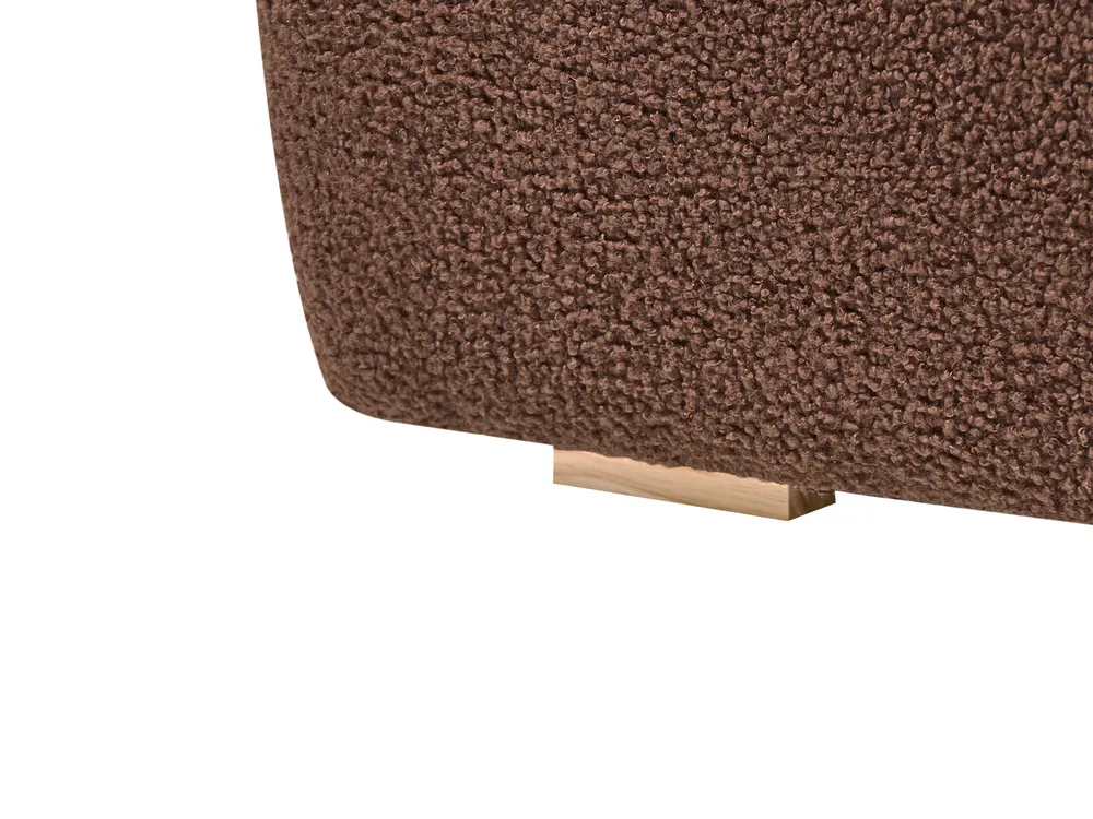 Chaise Longue NERBO Boucle Brown_1034326