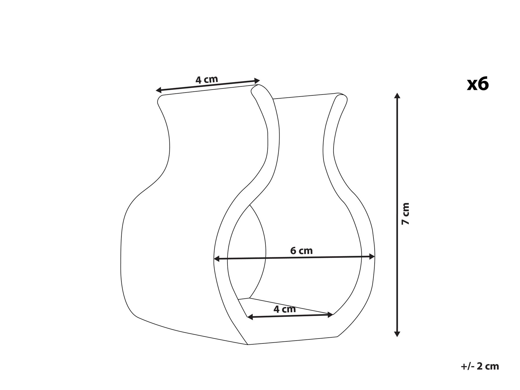 Verbindingsklemmen voor rotan lounge sets (6 stuks) RIETI_801546