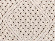 Set di 2 cuscini BESHAM 45 x 45 cm Cotone Beige chiaro Trama geometrica_904594