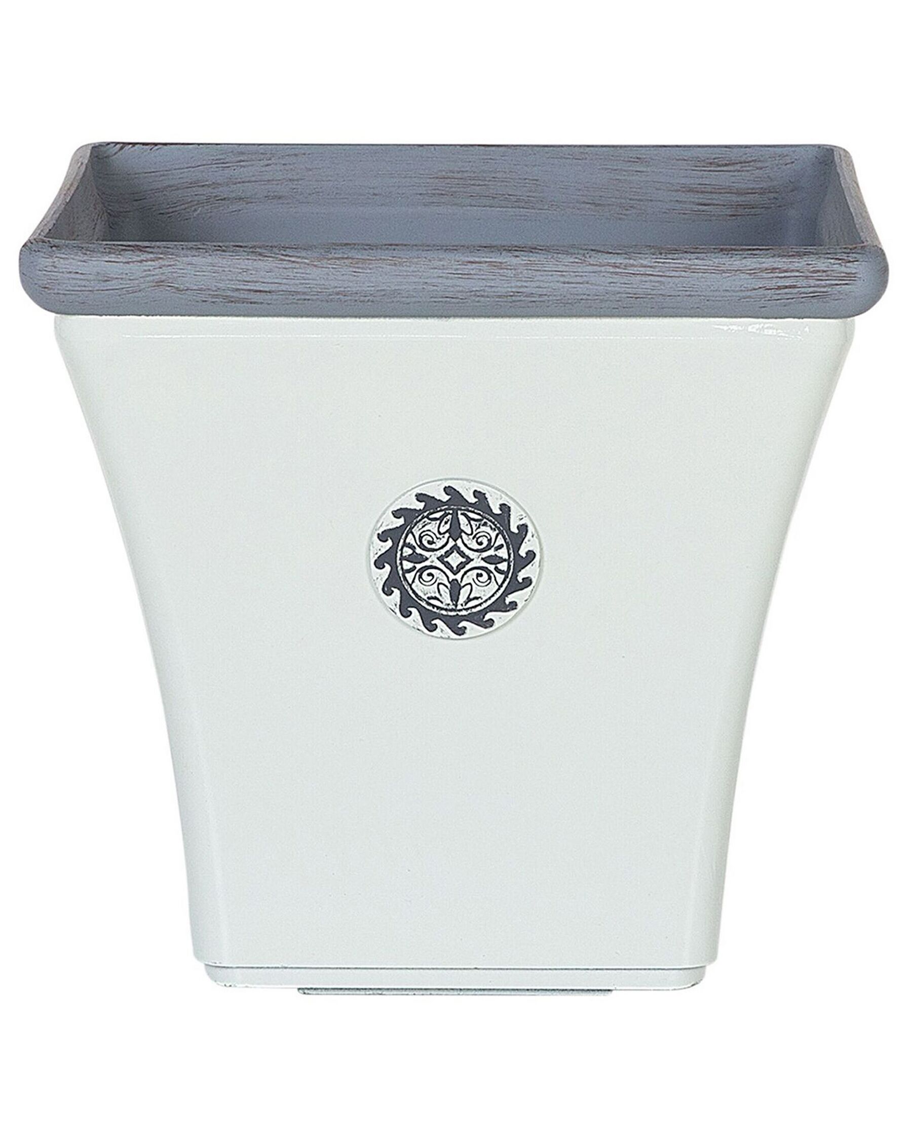 Plant Pot 43 x 43 x 39 cm White ELATEIA_739735