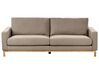 3-Sitzer Sofa taupe / hellbraun SIGGARD_920841