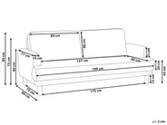 Sofa 3 Seater TUVE Boucle White_947094