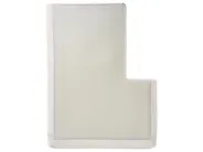 Corner Sofa 4 Seater KIRUNA Velvet Light Beige Left Hand_958039