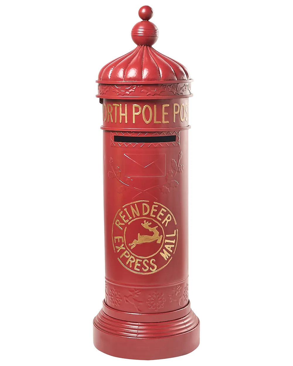 Santa Post Box Red Santa Post Box KERAVA 138 cm Red | Beliani.fr