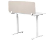Desk Screen WALLY 120 x 40 cm Beige_1071647