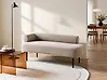 Left-Hand Chaise Longue MIRMANDE Fabric Light Brown