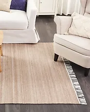 Tappeto MALHIA Beige 160 x 230 cm_1178617