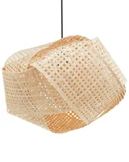Lampadario HALIL Legno di bambù Beige_934809