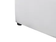 Ottoman Bed BOUSSE Velvet Light Grey 180 x 200 cm (EU Super King)_862576