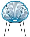 Chaise de jardin bleue ACAPULCO II_813799