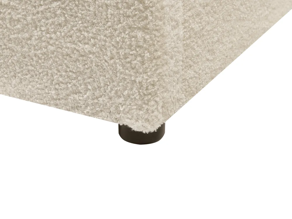 Ottoman Bed CHADENET Boucle Off-White 180 x 200 cm (EU Super King)_942207